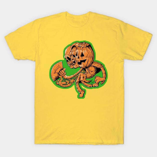 Halloween 3 lucky Shamrock T-Shirt by GaboZeta